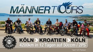 Mopedtour von Köln nach Kroatien mit der Honda CB 50 J [upl. by Amzu]