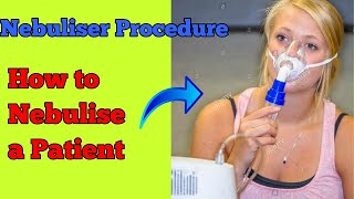 Nebulization procedure OSCE guidenebulization procedure in Hindinebulizer at home [upl. by Ardnasxela]