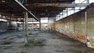 Inside the Heinkel Aircraft Factory at Oranienburg Airfield Oranienburg Germany [upl. by Auhsej]