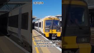 465 amp 466 heading for the sidings trainspotting class465 class466 tones southeasternrailway [upl. by Nett]