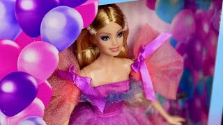 2021 Barbie Birthday Wishes Doll Review [upl. by Enohpets]