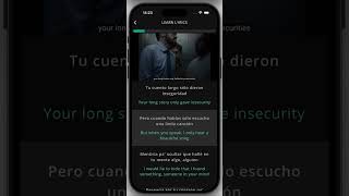 SINCERA TE Lyrics English Translation  MILO J via LyricFluent app learnspanishwithmiloj [upl. by Aserat65]