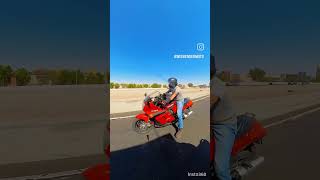 Have you ever gotten stuck in traffic in over 110⁰F motorcycle sv650 [upl. by Rimidalv]