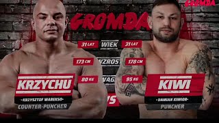 GROMDA 18  KRZYCHU VS KIWI POTĘŻNY NOKAUT [upl. by Brandie]