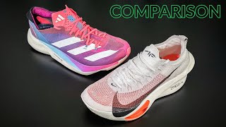 รีวิวเปรียบเทียบ adidas Adizero Adios Pro 3 และ Nike Alphafly 3 [upl. by Alejandra]