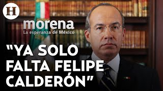 ¡Morena exige juicio para Felipe Calderón tras condena de Genaro García Luna en EU [upl. by Suirad]