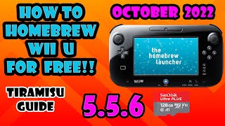 How to Homebrew Wii U 556 The Easy Way Tiramisu Guide WORKING MAY 2023 [upl. by Tepper]