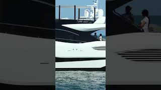 Bow and side of Mangusta 104 REV Haulover inlet [upl. by Baum]