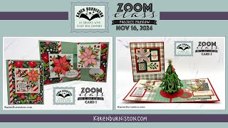 Karen Burniston November 2024 Zoom Class Project Preview [upl. by Aiki784]