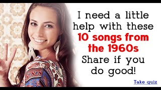 60s Song Quiz [upl. by Fleece]