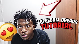 FREEFORM DREADS TUTORIAL  how to get Freeform dreads [upl. by Nileve51]