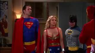 The Big Bang Theory The Gang All Dressed Up As The Justice League [upl. by Delmor154]