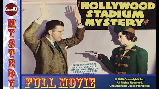 Classic Mystery The Hollywood Stadium Mystery 1938  Full Movie  Neil Hamilton Evelyn Venable [upl. by Enaj]