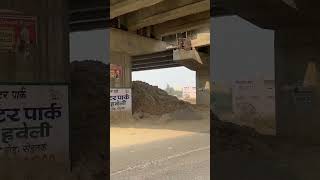 NEW CONSTRUCTION WORK AT SITE road construction highway virelvideo shorts roadwork flyover [upl. by Oly420]