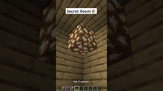 Minecraft Secret Room🤫 shorts [upl. by Dorina]