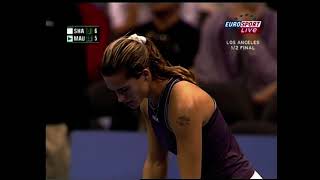 Amelie Mauresmo vs Maria Sharapova WTA Finals 2005 Semi Final Los Angeles [upl. by Daggna]