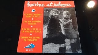 Karine et Rebecca  Demain Moi Je Pars En Vacances 1965 [upl. by Graig320]