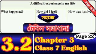 Class 7 English 32 Page 22  Answer  If  English Class Seven New Book Chapter 3 Lesson 32 [upl. by Eelaras870]