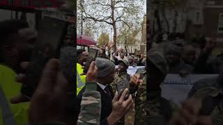 UK Sudanese Community in the UK Gathers at Downing Street to Protest RSF Atrocities [upl. by Rammus]