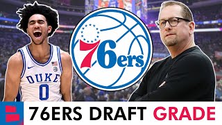 Philadelphia 76ers Draft Grades Jared McCain Selected By 76ers In Round 1 Of 2024 NBA Draft [upl. by Grizelda]