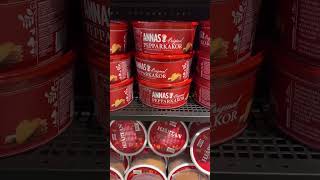 Festive spirit in Swedish supermarkets christmas sweden swedishfood musthaves [upl. by Swor]