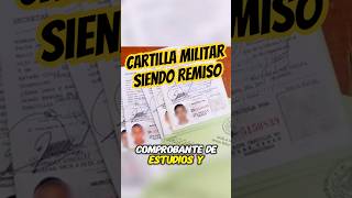 Cómo sacar la cartilla militar siendo remiso pt1 serviciomilitar tutorial shorts [upl. by Aeuhsoj]