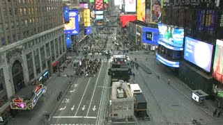 LIVE New Years Eve in Times Square New York City [upl. by Cadmann]