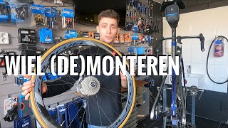 WIEL demonteren SCHIJFREM disc  Fiets Tutorial 10 [upl. by Mclaughlin615]