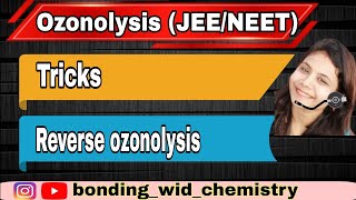 TRICK for reverse of Ozonolysis class 11 organic reactions [upl. by Kinghorn166]