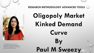 Oligopoly Market Kinked Demand Curveoligopolymarketsellerbuyer [upl. by Nerradal]