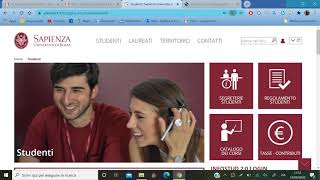 Sapienza University of Rome enrolment Iscrizione e pagamento online Academic Year 202021 [upl. by Johna]