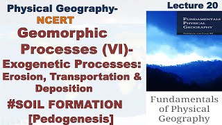 IAS PCS UPSC Physical GeographyNCERTLECTURE20Geomorphic Processes VIIErosion amp Soil Formation [upl. by Averyl]