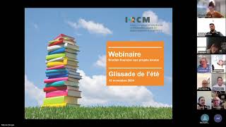 Webinaire informatif  Appel de projets Glissade de lété  IRCM [upl. by Shurlock823]