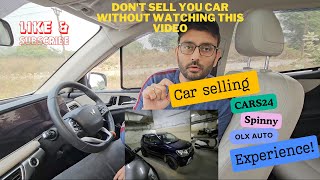 Which one is bestCars24 OlxAutos Spinny Complete car selling experience cars24spinnyolxautos [upl. by Kelsy]