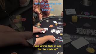 Simmo is 70 to get a full triple up Is it his night poker bellarinepokerleague [upl. by Nevi]