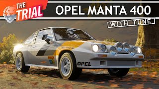 Forza Horizon 4 Weekly Trial Tune  1984 Opel Manta 400 A Class Rally [upl. by Mehta]