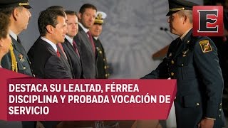 Peña Nieto reconoce la labor del Estado Mayor Presidencial [upl. by Hobey]