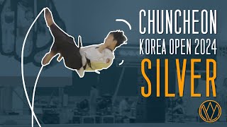 SILVER at Korea Open 2024  Freestyle Poomsae Male  KOR Untae Jang [upl. by Enelam]