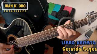 Libro Abierto “Gerardo Reyes” TUTORIAL Cover A Mi Estilo [upl. by Dionisio592]