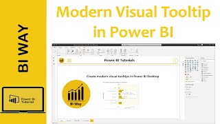 Modern Tooltips in Power BI [upl. by Valley955]