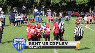 Copley vs Kent 9v9 Week 1 [upl. by Etterrag]