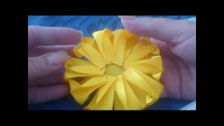 Flori Kanzashi din panglica de satin [upl. by Sylirama]