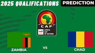 Chad vs Zambia Live Stream CAF Africa Nations Cup 2025 Qualifiers Commentary Score amp Highlights [upl. by Cymbre]