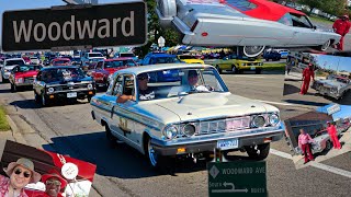 Getting FUNKY Woodward Dream Cruise 2023 Detroit USA classic car shows amp Cruisin parades Hitsville [upl. by Assetan]