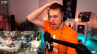 Miniminter Reacts To IShowSpeed Setting Off Fireworks In His Room 😲 [upl. by Anitsrhc]