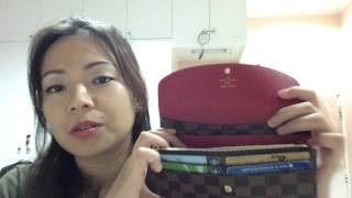 Louis Vuitton Emilie Wallet Review [upl. by Galitea360]