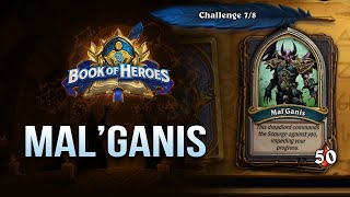 How to beat MalGanis  Book of Heroes Uther  Hearthstone [upl. by Ititrefen]