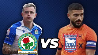 IPSWICH VITAL WIN Blackburn 01 Ipswich LIVE  EFL Championship WATCH ALONG [upl. by Lashonde]