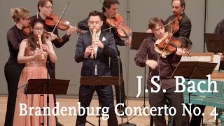 JS Bach Brandenburg Concerto No 4  Cappella Gabetta Maurice Steger Andrés Gabetta [upl. by Nykal465]