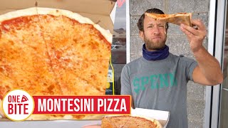 Barstool Pizza Review  Montesini Pizza Philadelphia PA [upl. by Irrac]